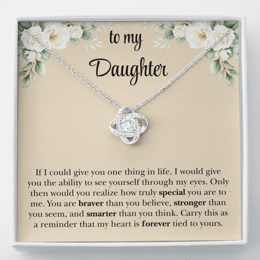 To My Daughter Necklace