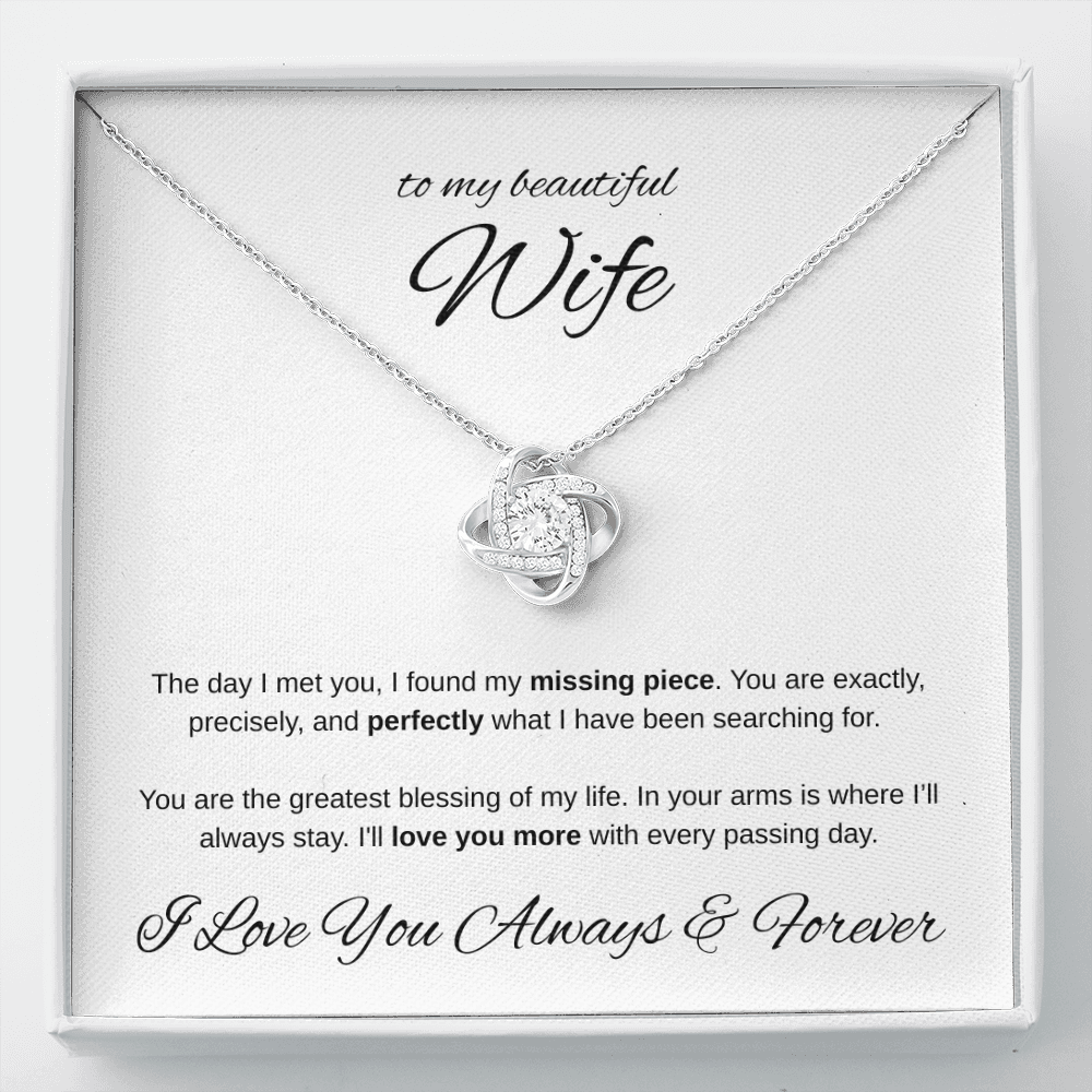 To My Wife Necklace