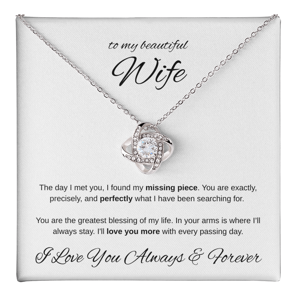 To My Wife Necklace