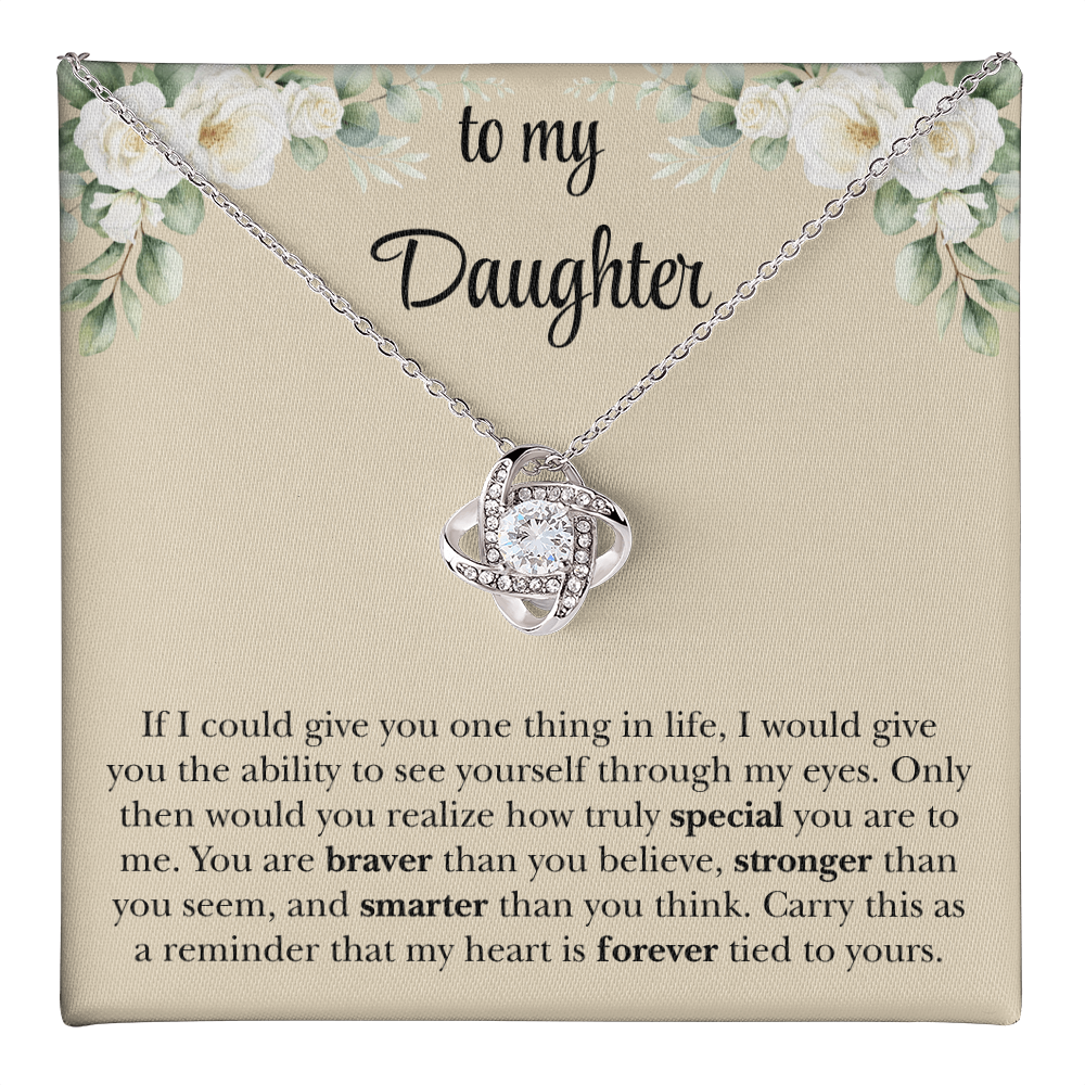 To My Daughter Necklace