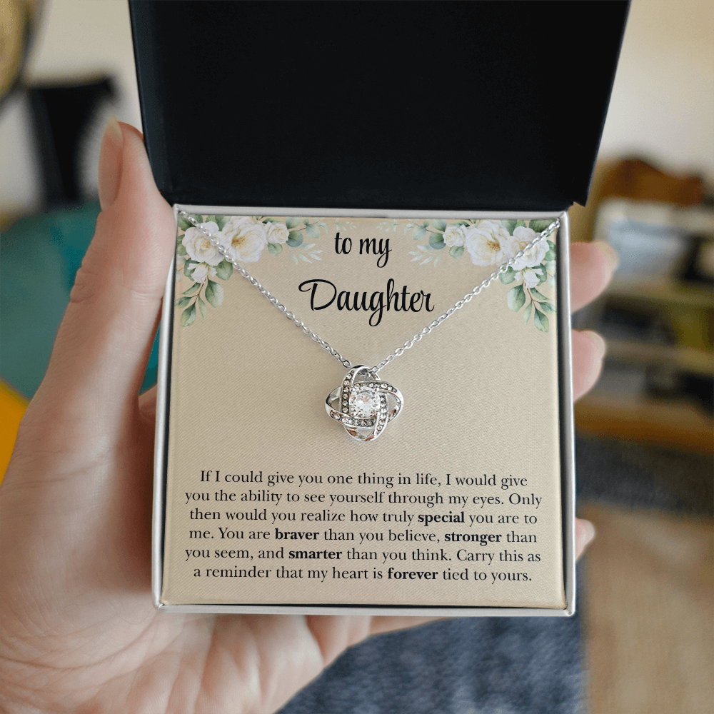 To My Daughter Necklace