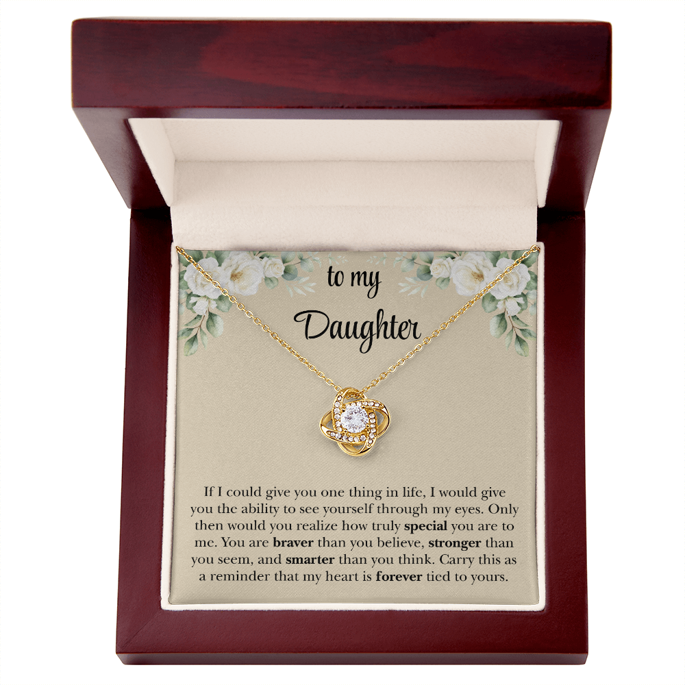 To My Daughter Necklace