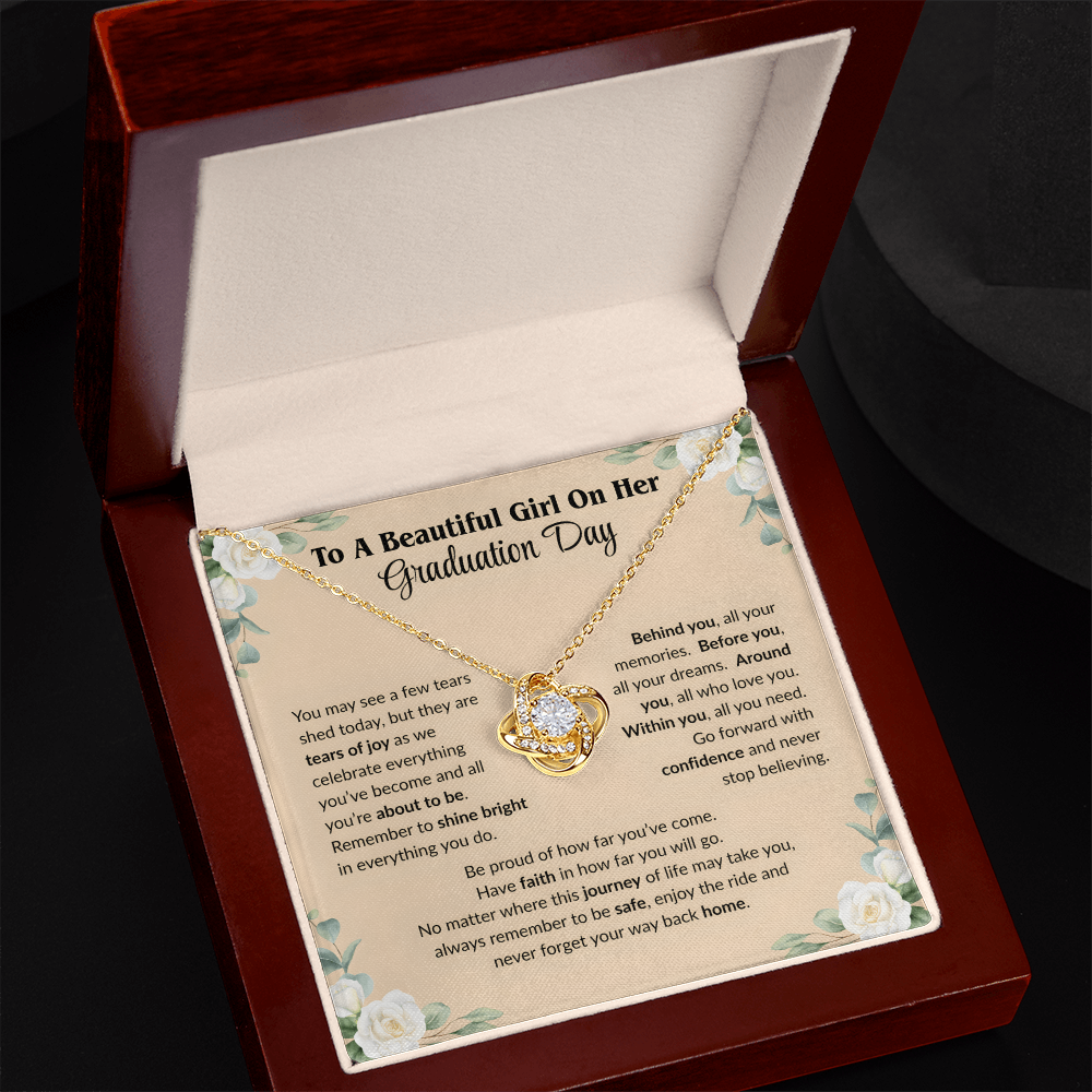Graduation Gift Necklace For Beautiful Daughter From Mom