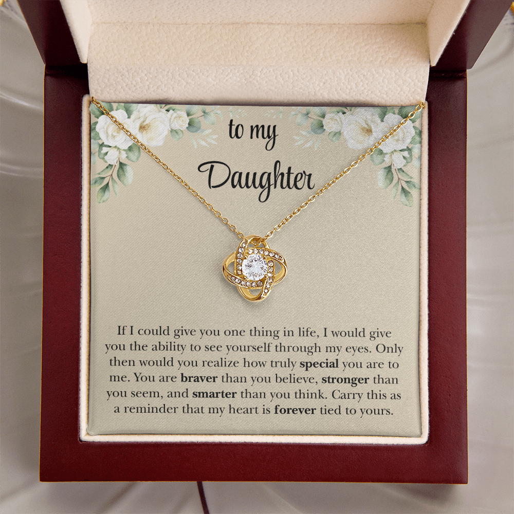 To My Daughter Necklace
