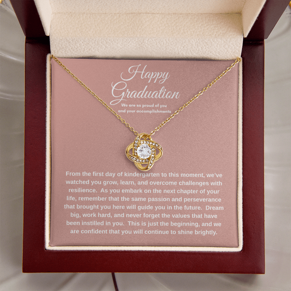 Graduation Necklace Gift For Daughter Proud Journey Keepsake