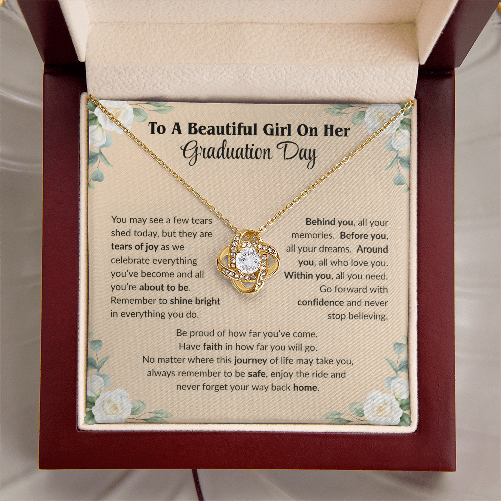 Graduation Gift Necklace For Beautiful Daughter From Mom