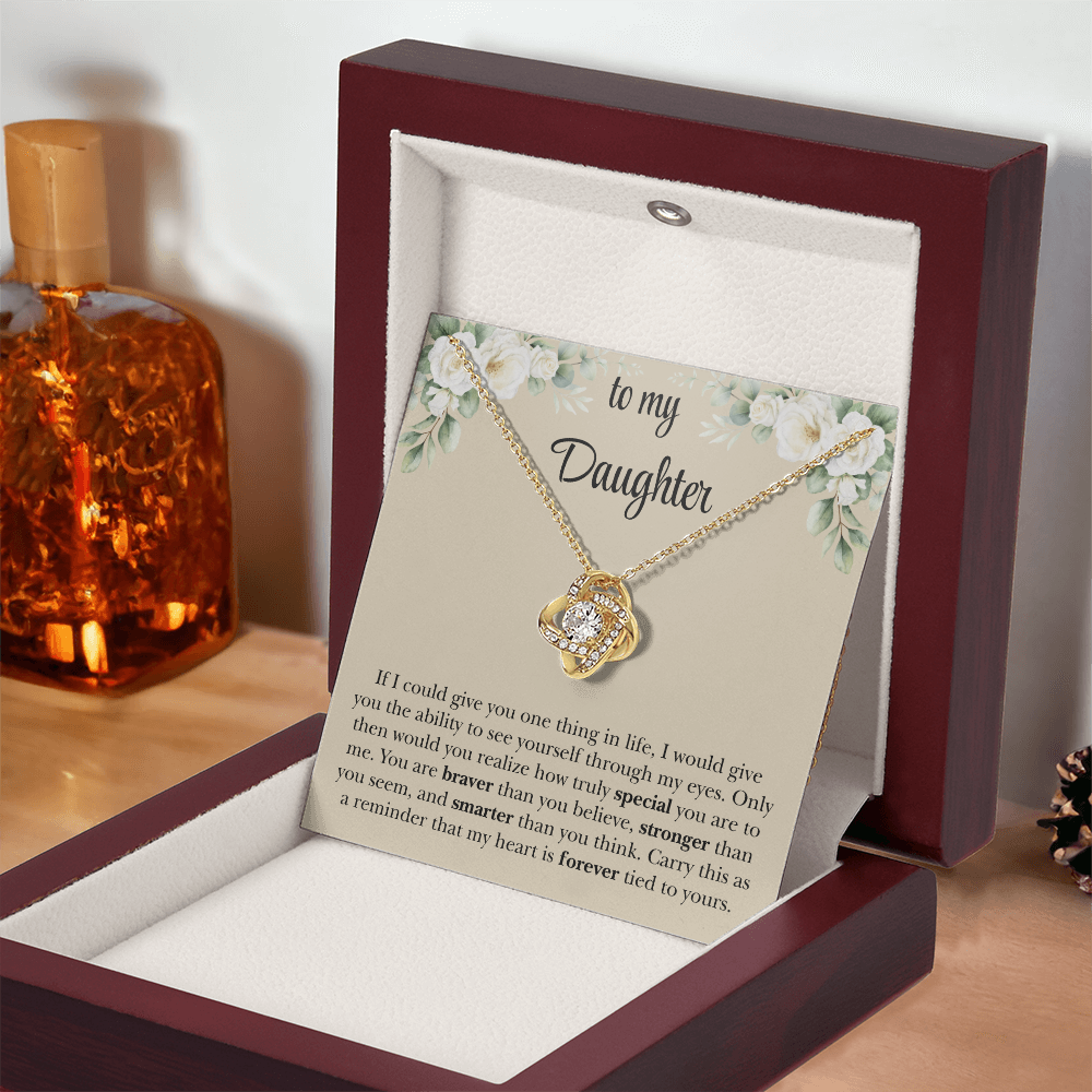 To My Daughter Necklace