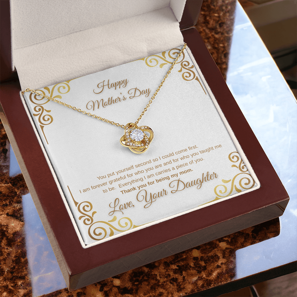 Mother’s Day Love Knot Gift From Your Daughter