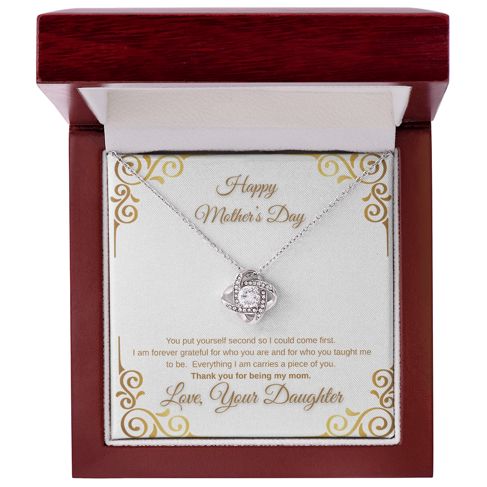 Mother’s Day Love Knot Gift From Your Daughter