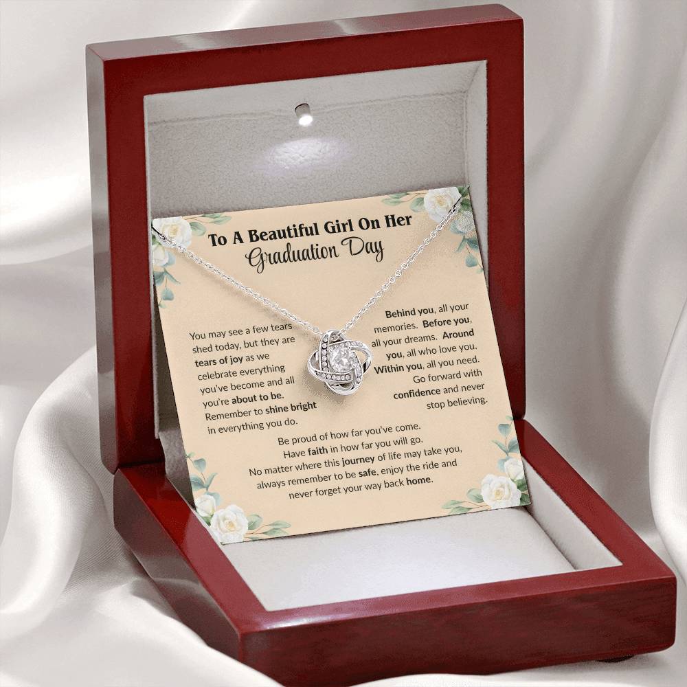 Graduation Gift Necklace For Beautiful Daughter From Mom