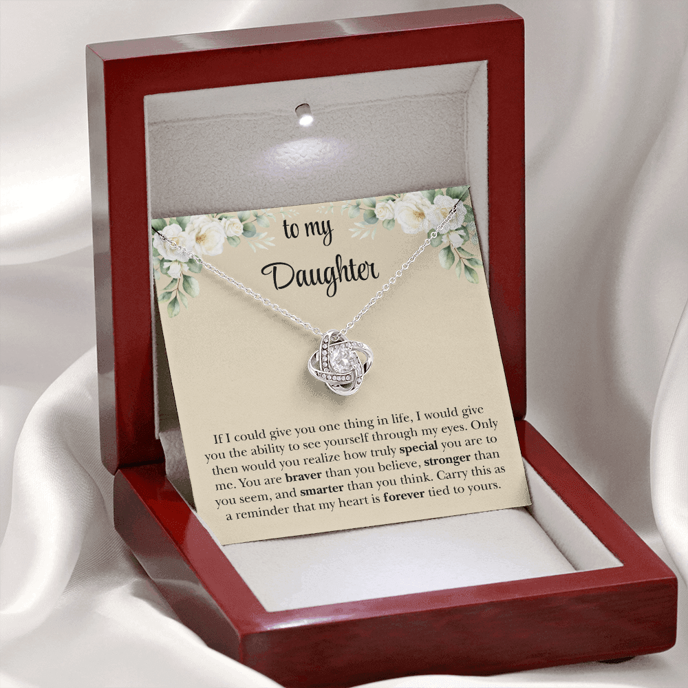 To My Daughter Necklace