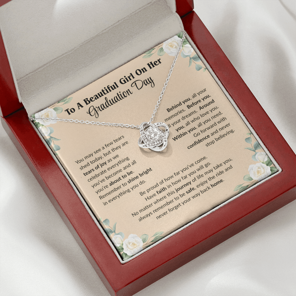 Graduation Gift Necklace For Beautiful Daughter From Mom