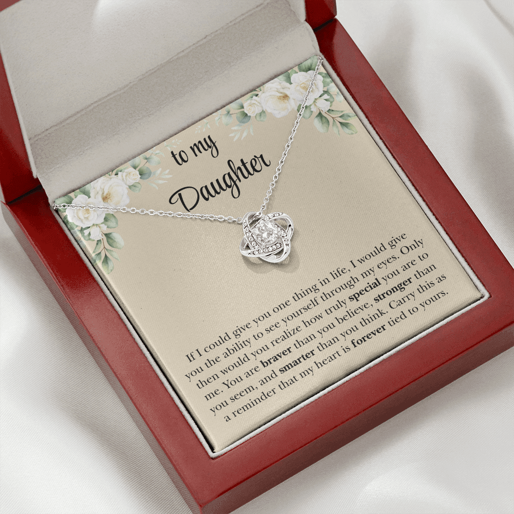 To My Daughter Necklace