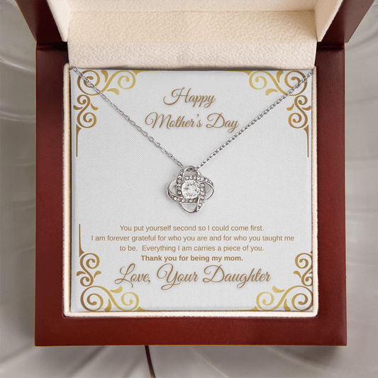 Mother’s Day Love Knot Gift From Your Daughter