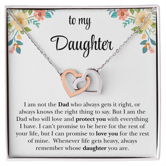 To My Daughter Necklace