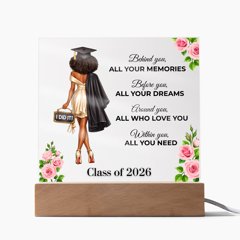 Class of 2026 Graduation Keepsake Acrylic Plaque
