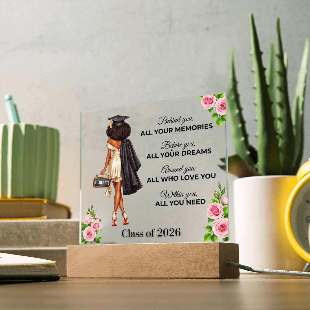 Class of 2026 Graduation Keepsake Acrylic Plaque