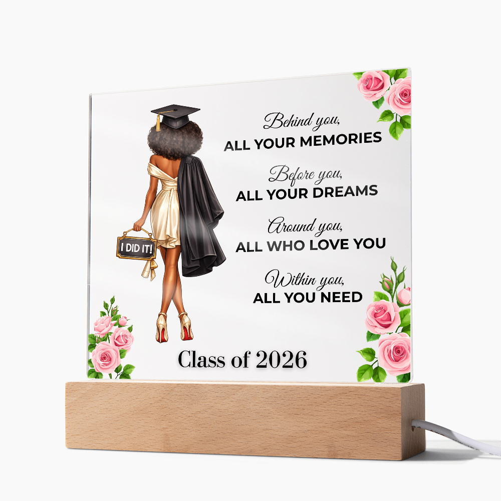 Class of 2026 Graduation Keepsake Acrylic Plaque
