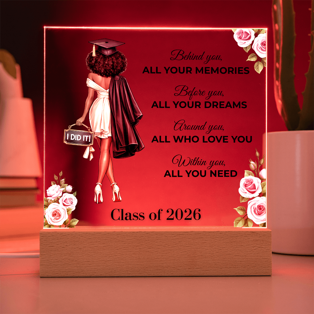 Class of 2026 Graduation Keepsake Acrylic Plaque