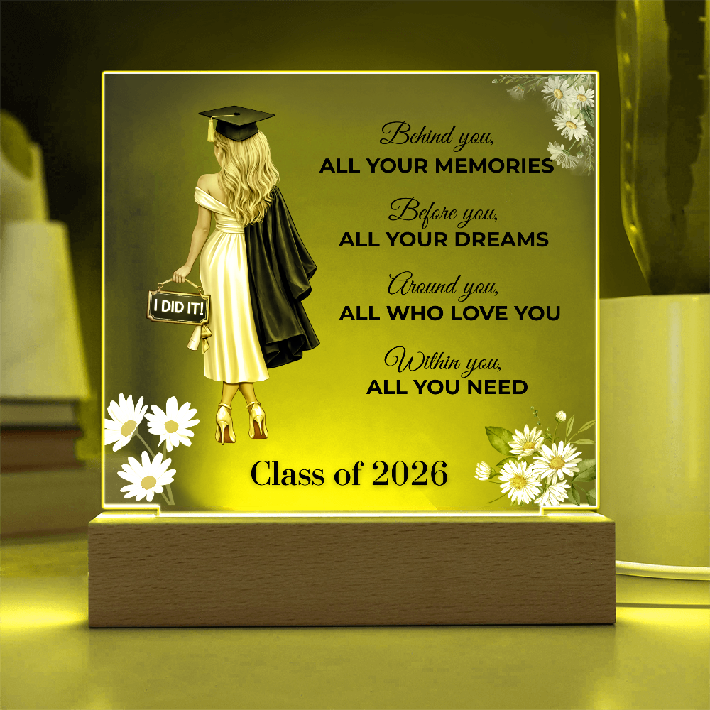 Class of 2026 Graduation Keepsake Acrylic Plaque
