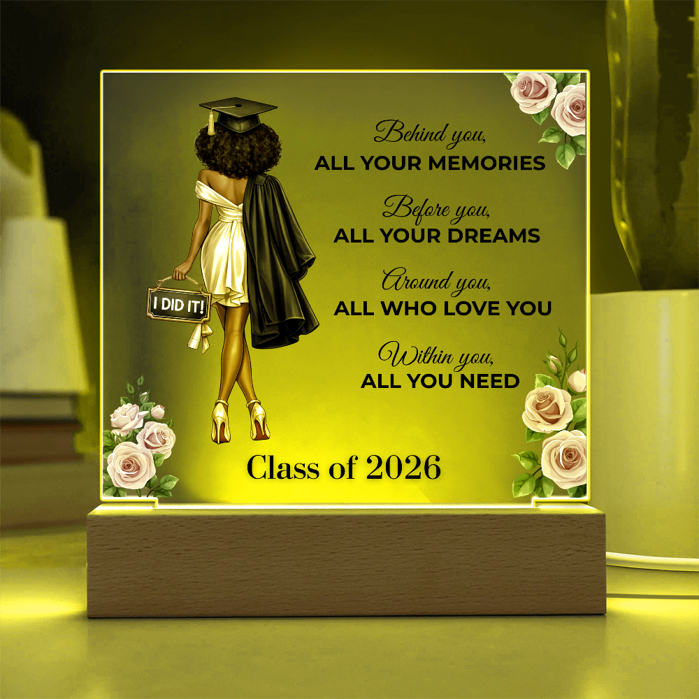 Class of 2026 Graduation Keepsake Acrylic Plaque