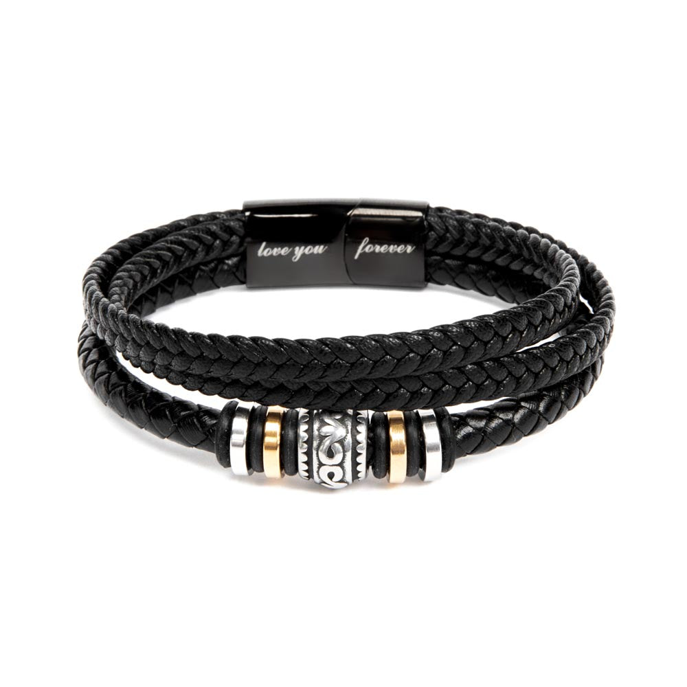 To My Son From Dad You Were Built For Greatness Bracelet
