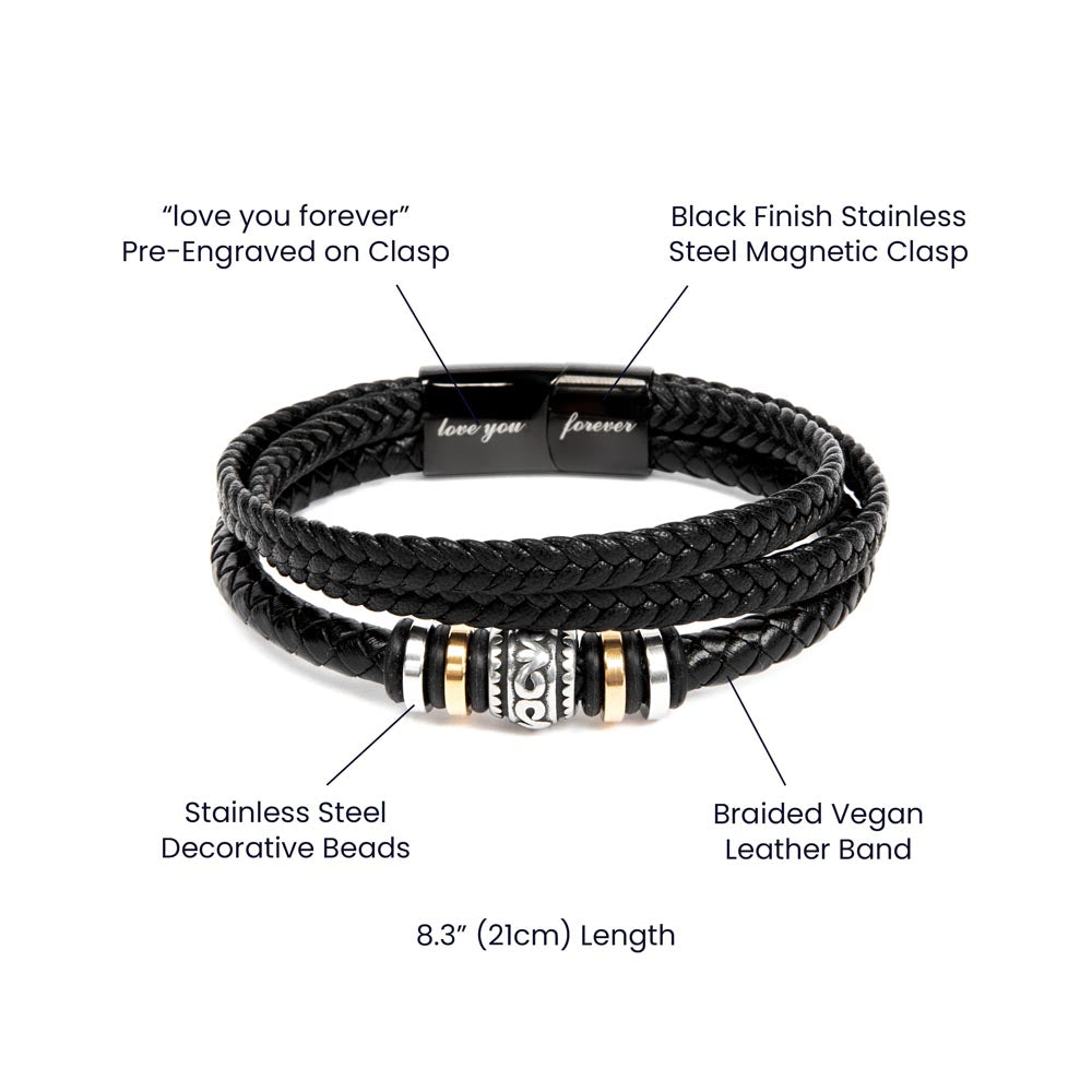 Class of 2026 Graduation Bracelet for Him