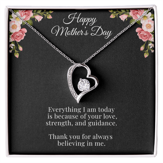 Forever Love Necklace – Emotional Mother’s Day Gift for Mom | Heart Pendant