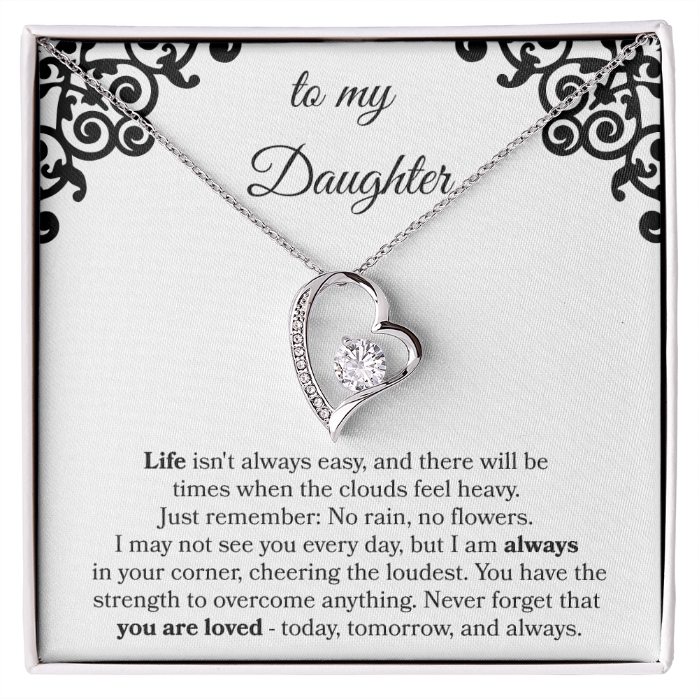 To My Daughter Necklace