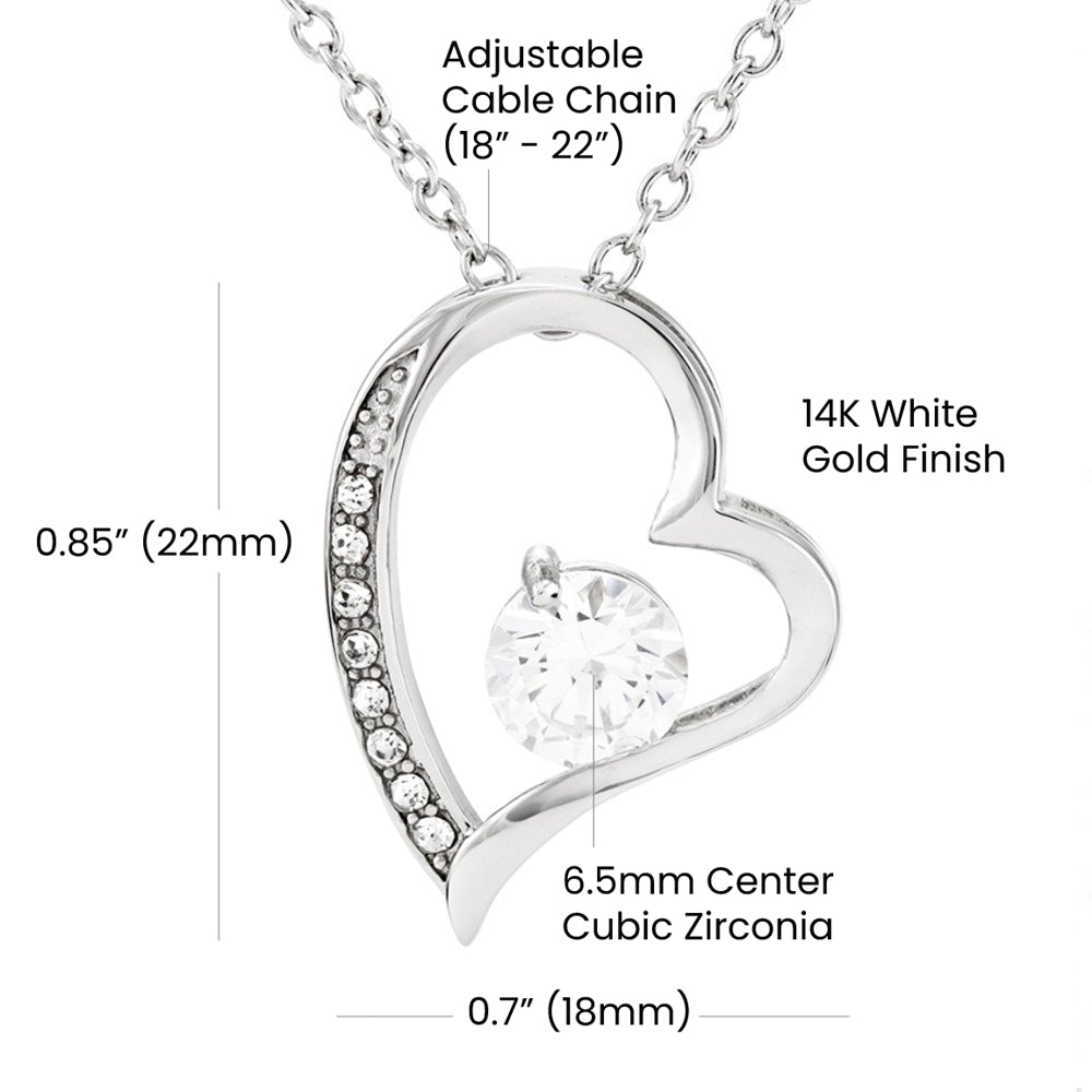 To My Daughter Necklace
