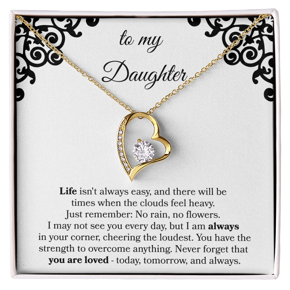 To My Daughter Necklace