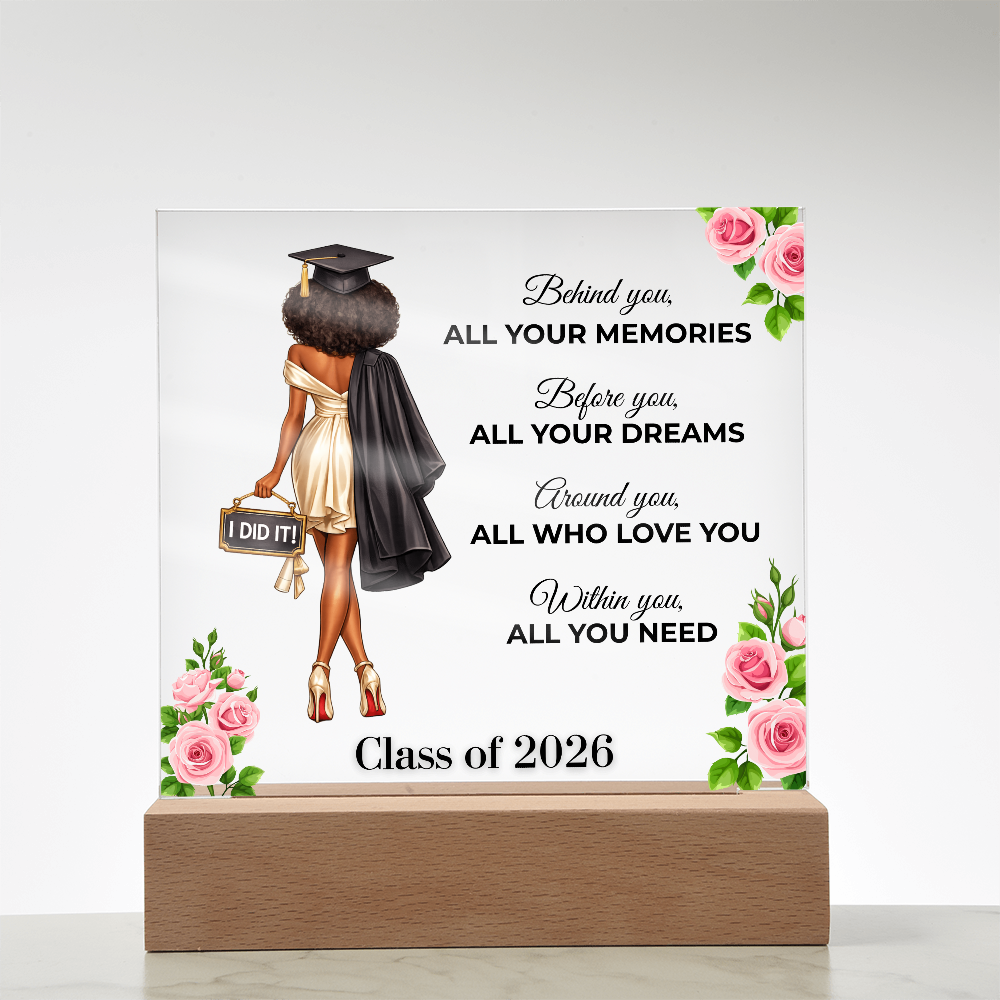 Class of 2026 Graduation Keepsake Acrylic Plaque