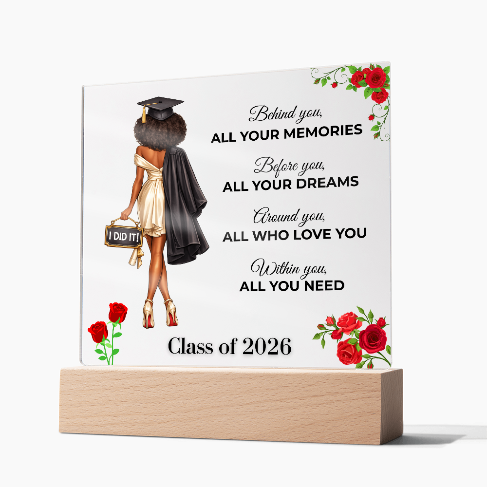 Class of 2026 Graduation Keepsake Acrylic Plaque