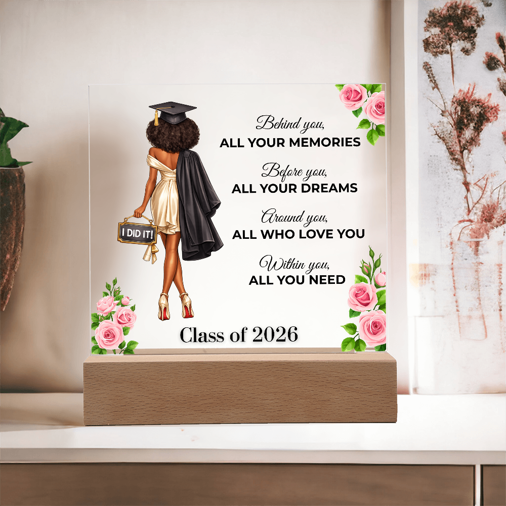 Class of 2026 Graduation Keepsake Acrylic Plaque