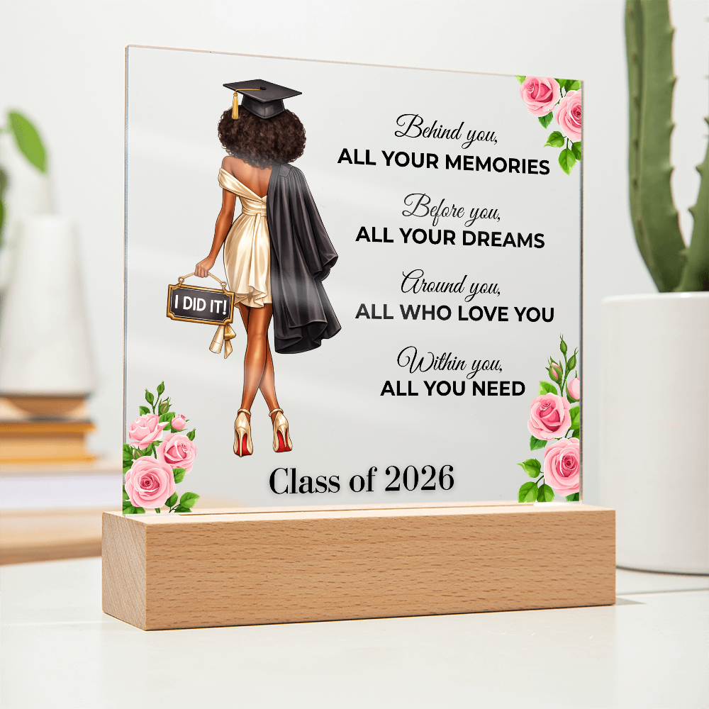 Class of 2026 Graduation Keepsake Acrylic Plaque