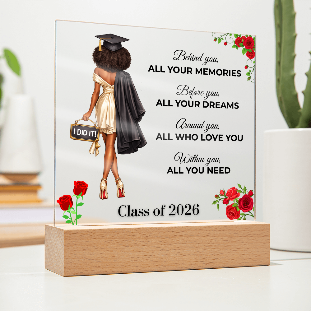 Class of 2026 Graduation Keepsake Acrylic Plaque