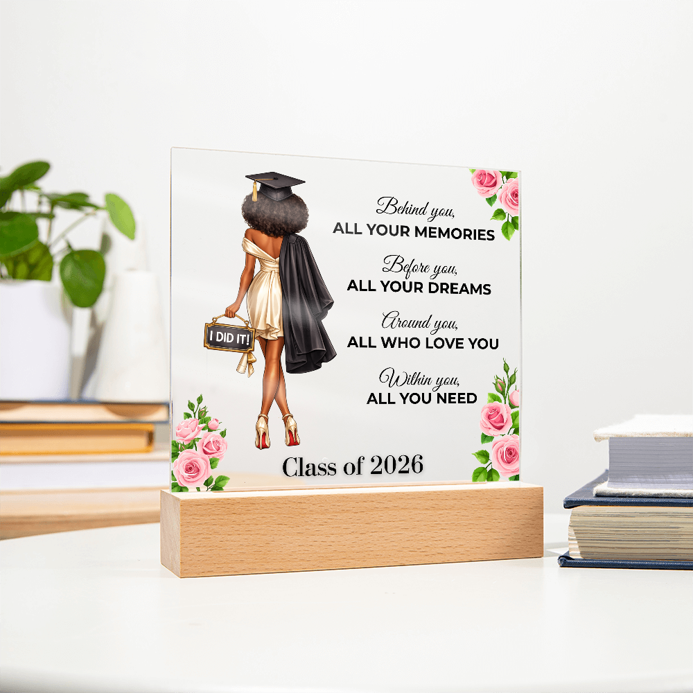 Class of 2026 Graduation Keepsake Acrylic Plaque