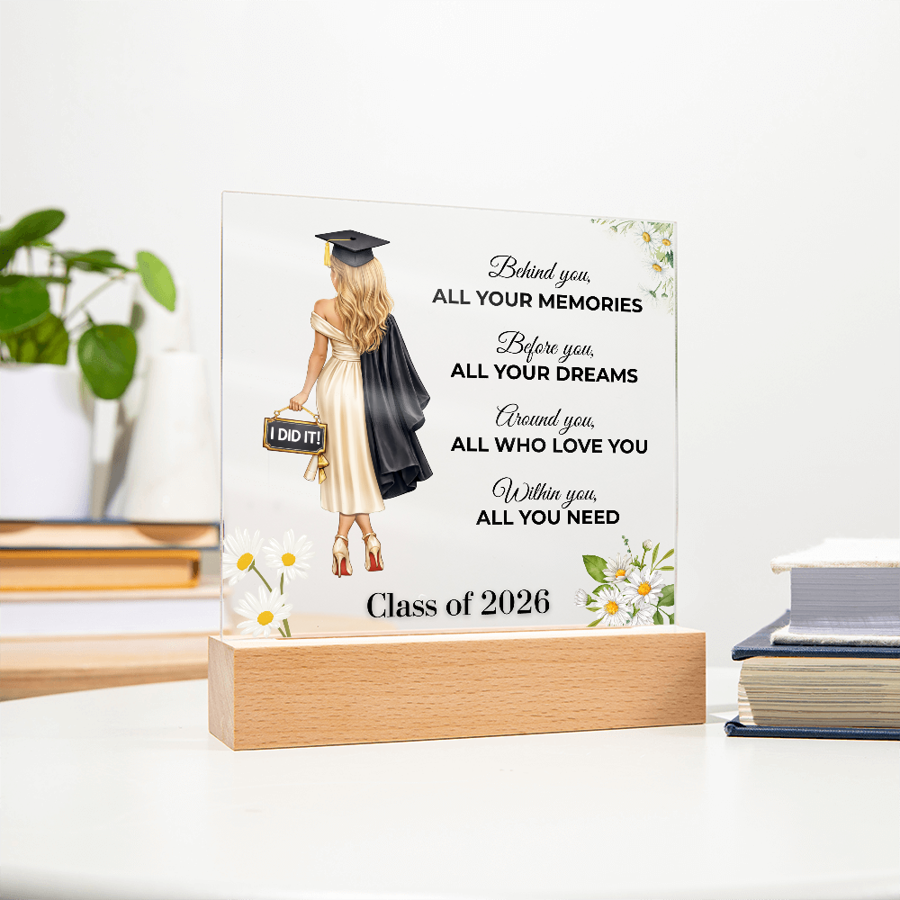 Class of 2026 Graduation Keepsake Acrylic Plaque