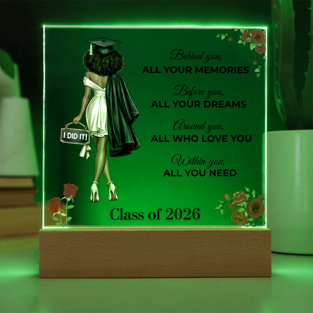 Class of 2026 Graduation Keepsake Acrylic Plaque