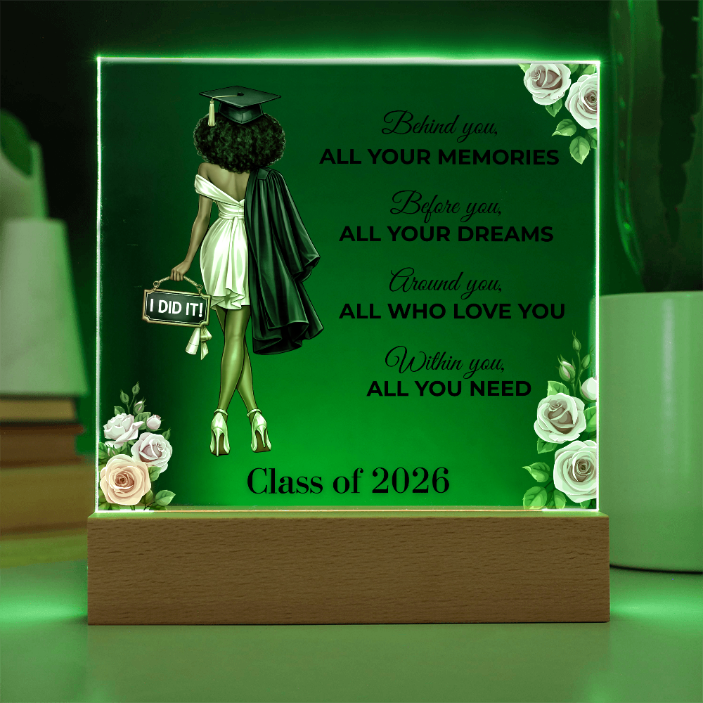 Class of 2026 Graduation Keepsake Acrylic Plaque