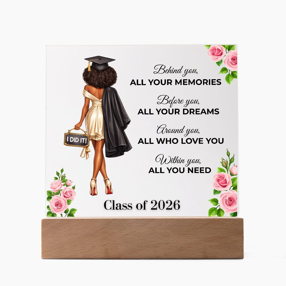 Class of 2026 Graduation Keepsake Acrylic Plaque