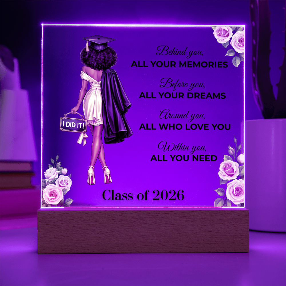 Class of 2026 Graduation Keepsake Acrylic Plaque