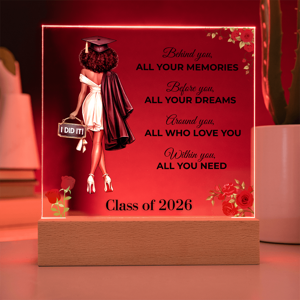 Class of 2026 Graduation Keepsake Acrylic Plaque