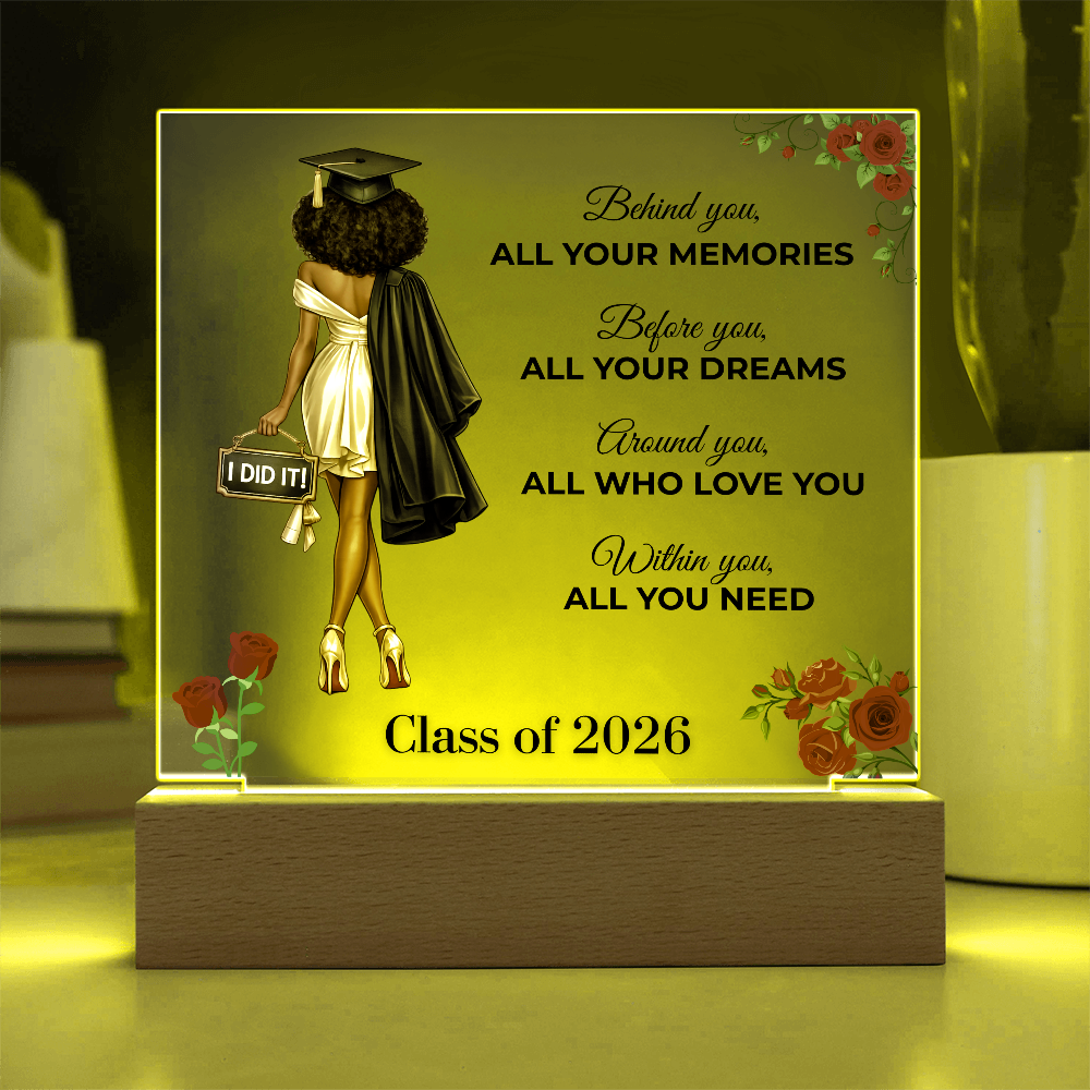 Class of 2026 Graduation Keepsake Acrylic Plaque