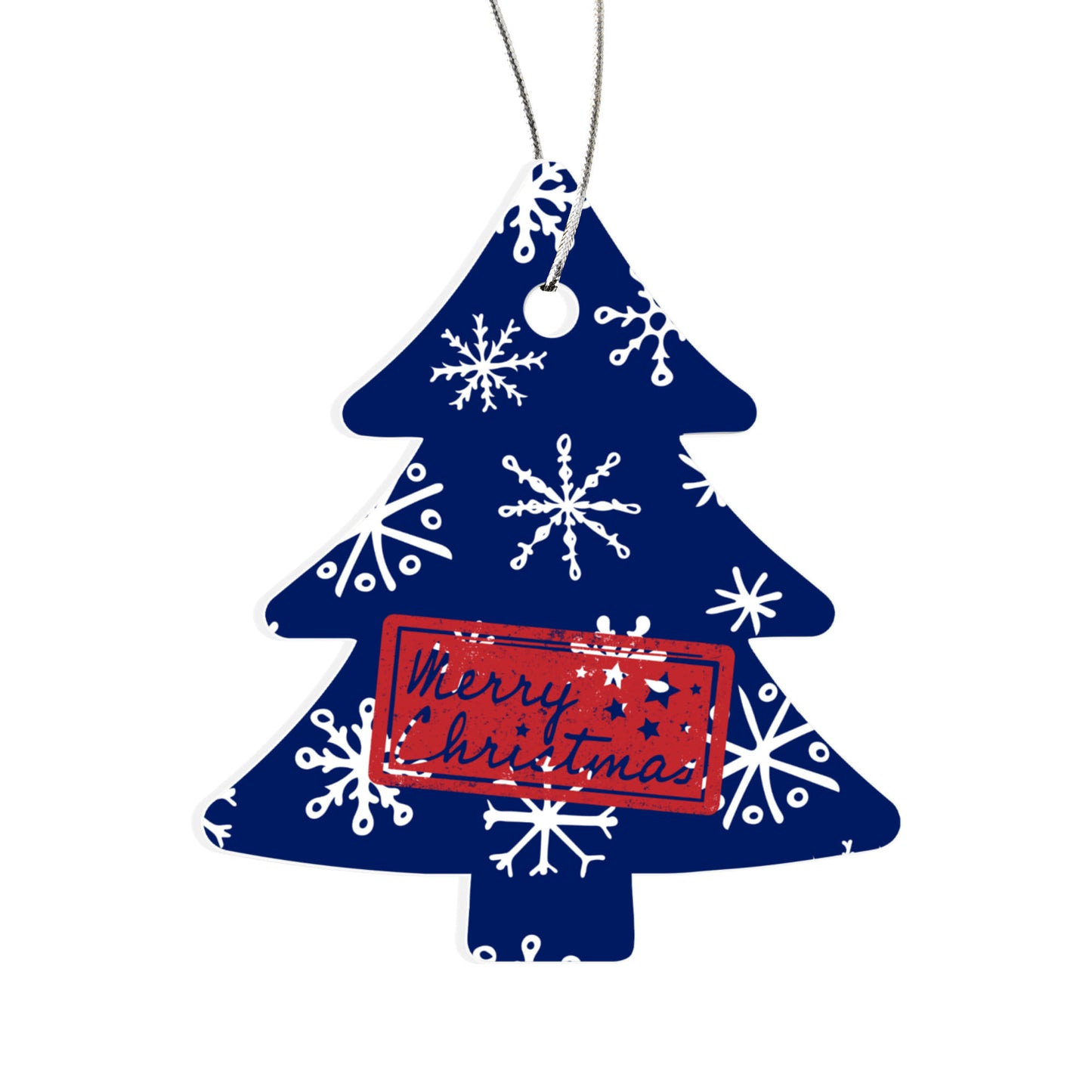 Blue Snowflake Christmas Tree Ornament Holiday Décor Gift