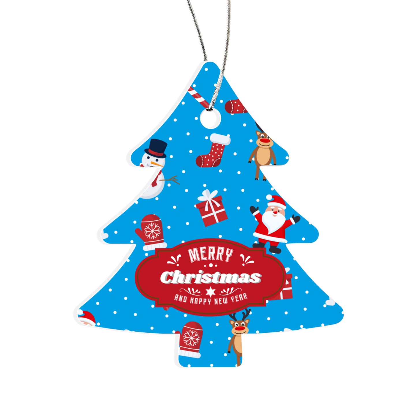 Merry Christmas And Happy New Year Ornament Keepsake