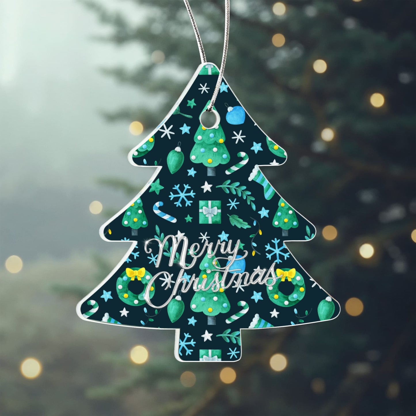 Winter Wonderland Christmas Tree Ornament Holiday Keepsake Gift