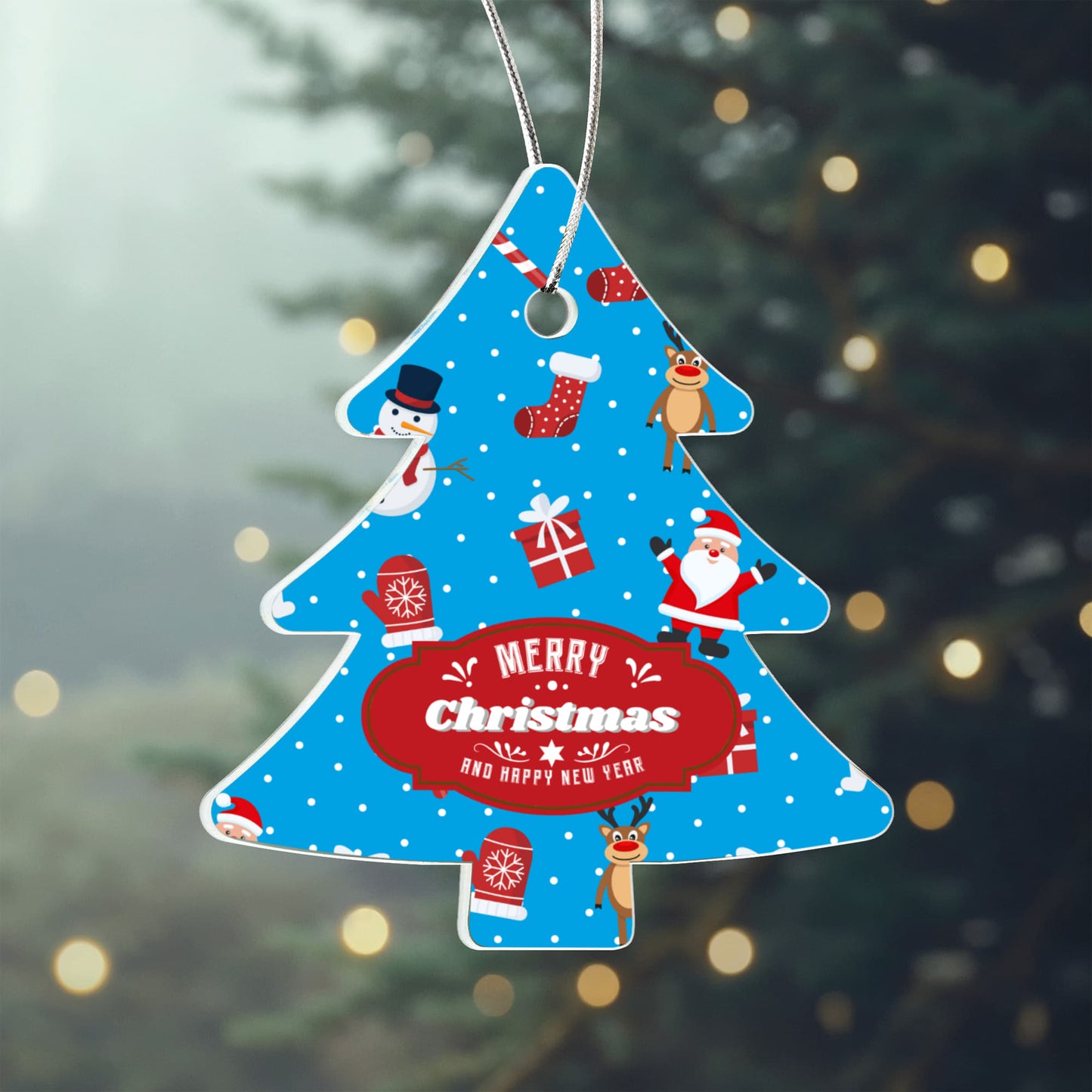 Merry Christmas And Happy New Year Ornament Keepsake