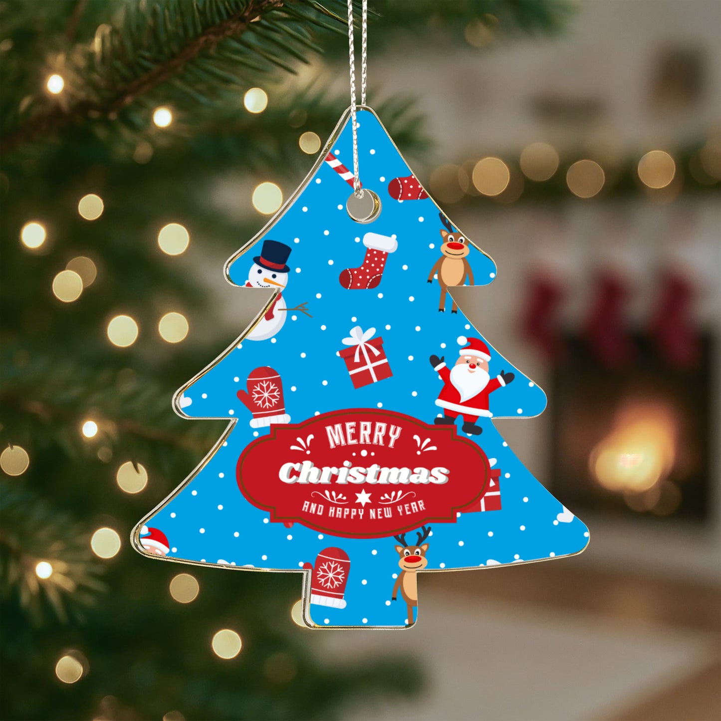 Merry Christmas And Happy New Year Ornament Keepsake