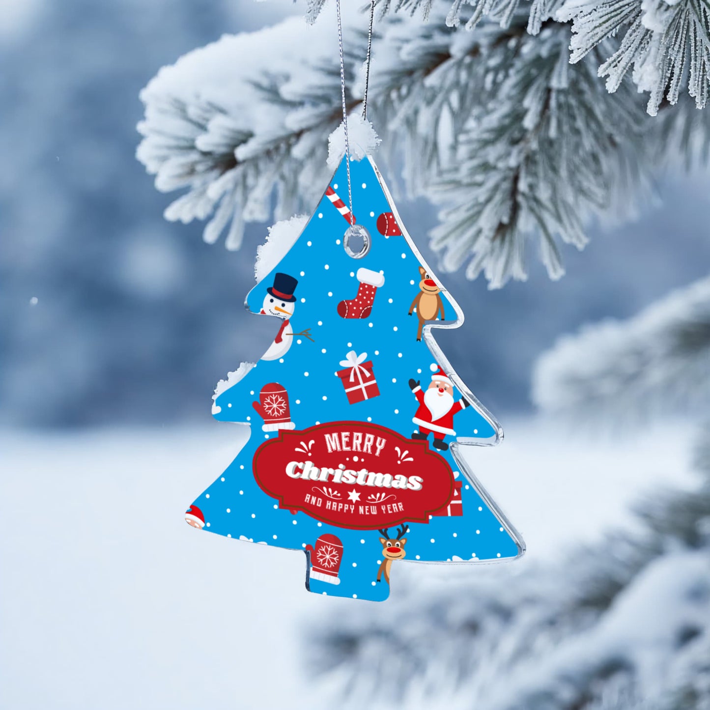 Merry Christmas And Happy New Year Ornament Keepsake